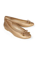 Comfy Flat Shoes - Bronze