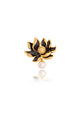 Lotus Brooch - Black