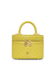 Nada Monogram Vanity Bag - Lime