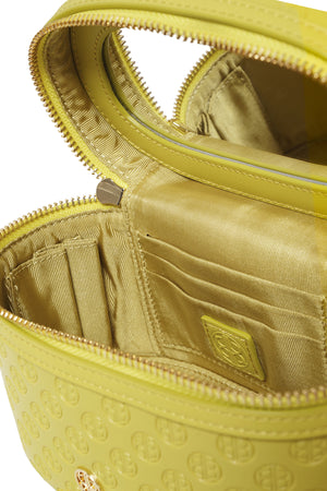 Nada Monogram Vanity Bag - Lime