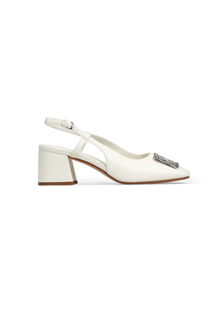Lucy Slingback Pump - Off White
