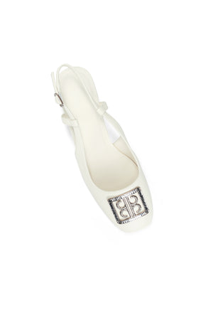 Lucy Slingback Pump - Off White