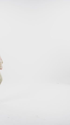 Gardenia Eid Puff Sleeve Top - Beige