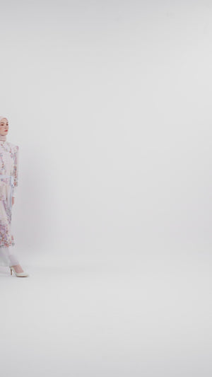 Sweet Eid Shirt Dress - Pink