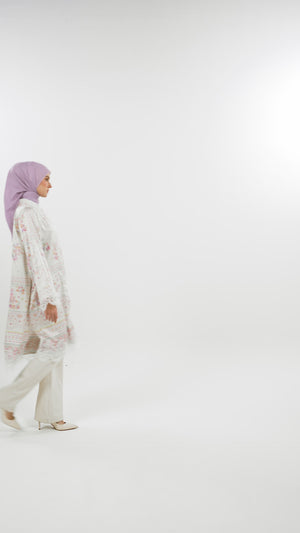 Popsicle Party Lace Tunic - Vanilla