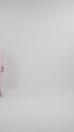 Sweet Eid Lace Dress - Pink