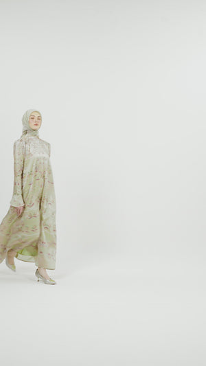 Sweet Eid Loose Dress - Sand