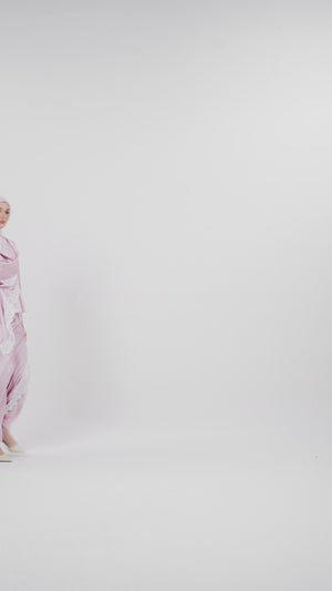 Sweet Eid Lace Blouse - Pink