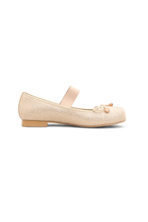 Nada Crystal Ballet Shoes - Rose Gold