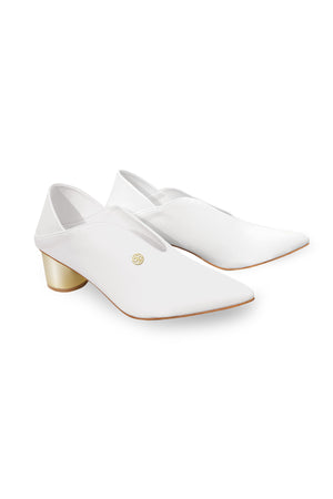 Jean Shoes - White