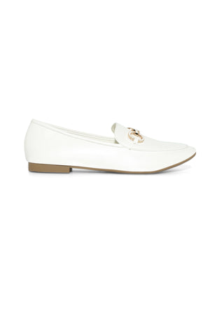 Clara Loafer - White