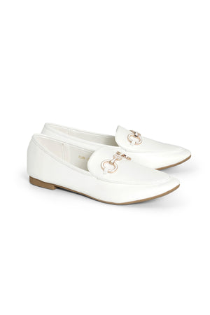 Clara Loafer - White