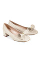 Kimmy Bow Pump - White
