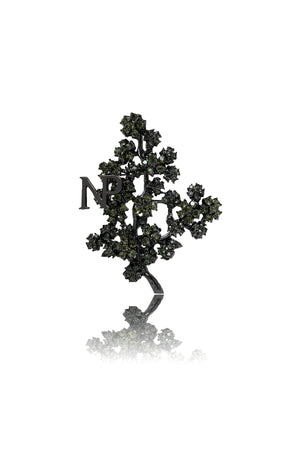 Baum Brooch - Black