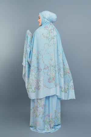 Azalea Prayer Robe - Sky Blue