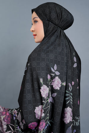 Camelia Prayer Robe - Black