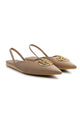 The Camille Slingback Shoes - Oat
