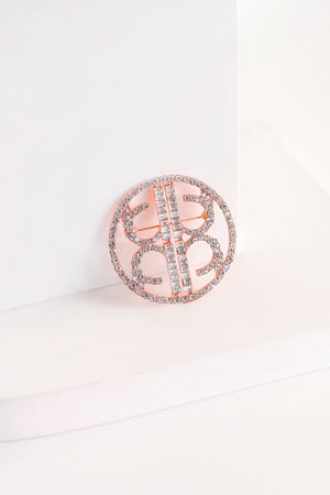 Classic Brooch - Rose Gold