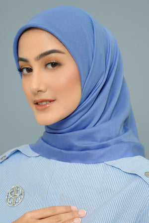 Nada Voile Scarf - Palace Blue