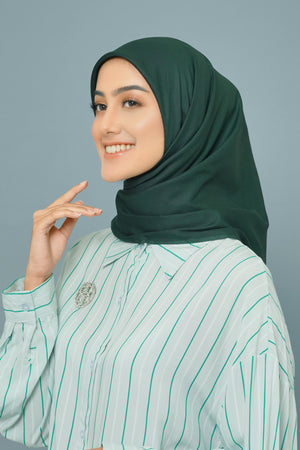 Nada Voile Scarf - Pine