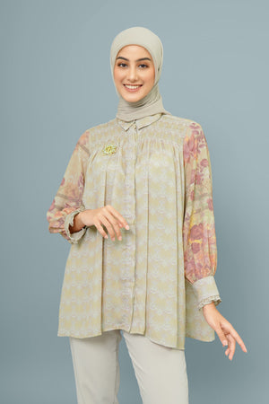 Salaam Shirt with Smock - Khaki