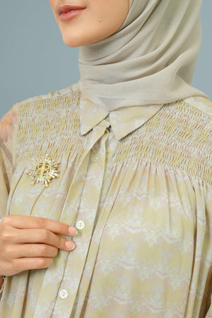 Salaam Shirt with Smock - Khaki