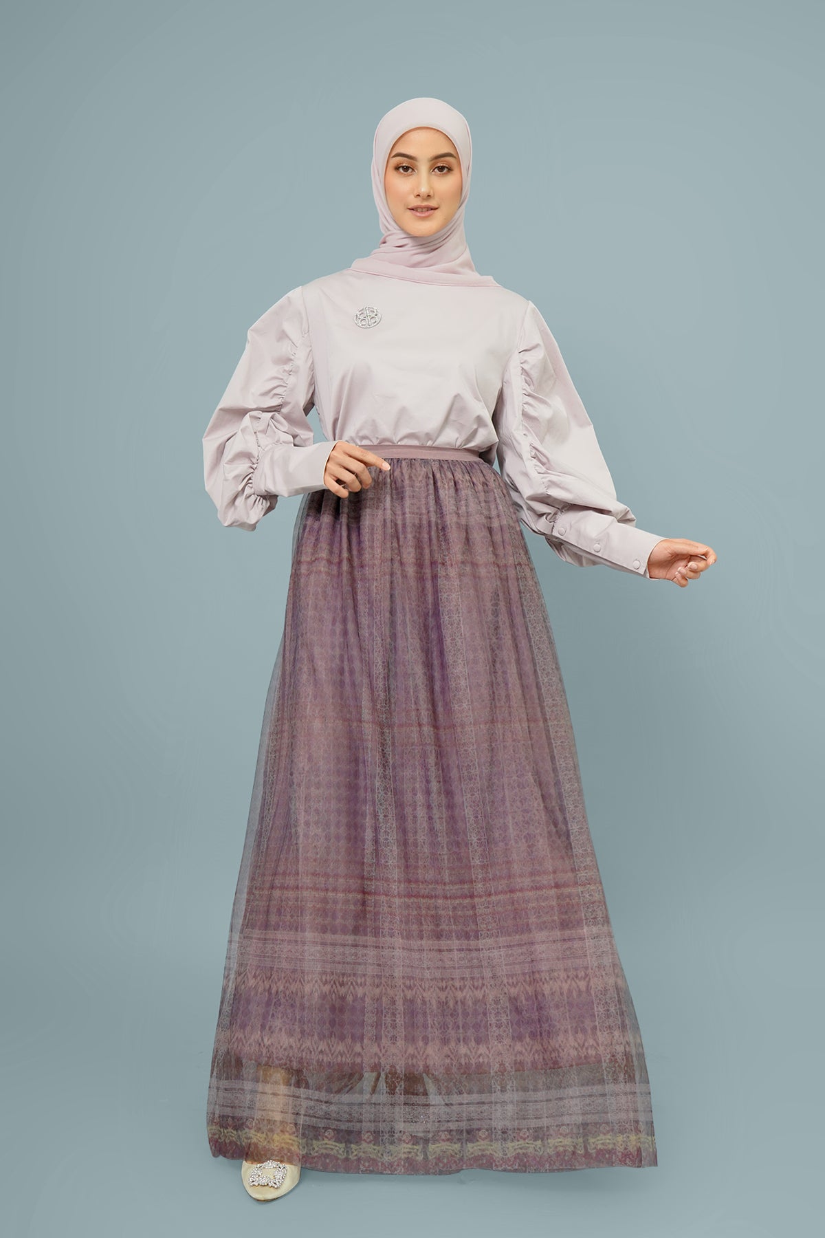 Salaam Tile Skirt - Mauve