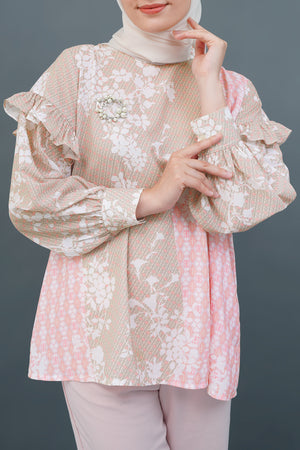 Diannova Blouse - Baby Pink