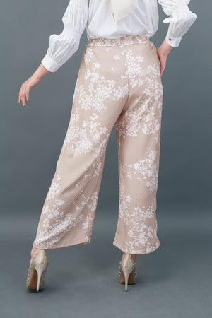 Diannova Flowery Pants - Baby Pink