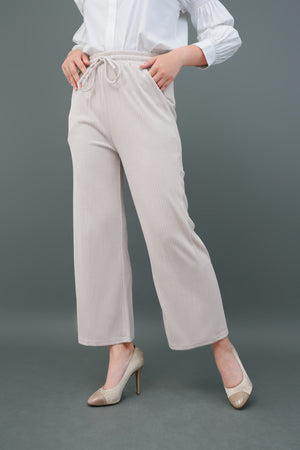 Everyday Knitted Pants - Beige