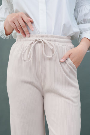 Everyday Knitted Pants - Beige