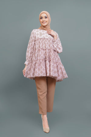 Azalea Tiered Tunic - Pink