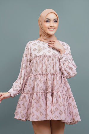 Azalea Tiered Tunic - Pink