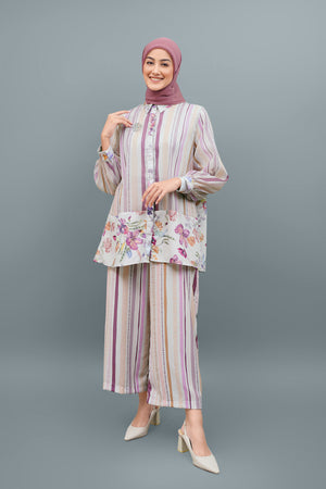 Flos Mix Shirt - Cream