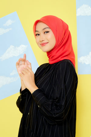Nada Daily Scarf - Tomato