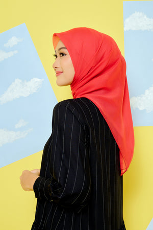Nada Daily Scarf - Tomato