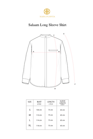 Salaam Long Sleeve Shirt - Navy