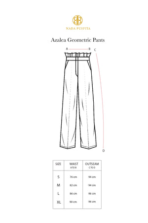 Azalea Geometric Pants - Tosca