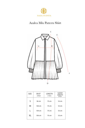 Azalea Mix Pattern Shirt - Pink
