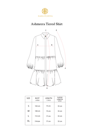 ASHMEERA TIERED SHIRT - PINK