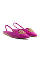 The Camille Slingback Shoes - Fuchsia