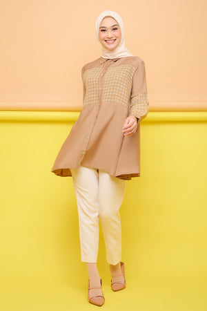 Two Tone Striped - Brown