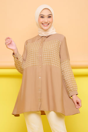 Two Tone Striped - Brown