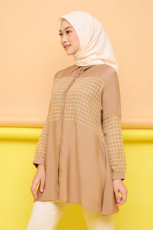 Two Tone Striped - Brown