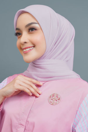 Nada Voile Scarf - Pink Rose